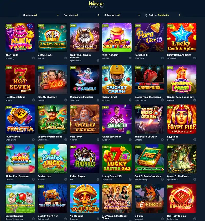 Image: Wildzy Casino - Ett Spännande Och Legit Casinospel Online